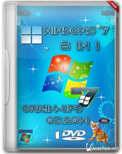 Windows 7 SP1 x86/x64 8 in 1 Origin-Upd 05.2014 by OVGorskiy 1DVD