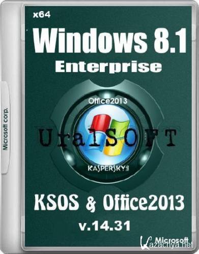 Windows 8.1 x64 Enterprise KSOS & Office2013 UralSOFT v.14.31 (2014/RUS)