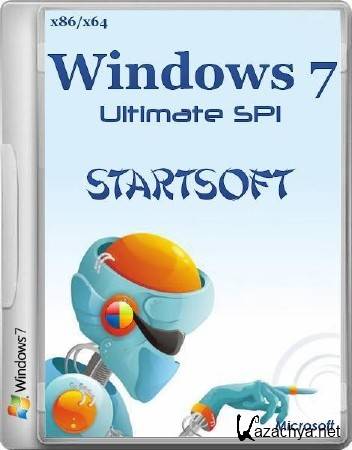 Windows 7 Ultimate SP1 PE StartSoft 31 (x86/x64/RUS/2014)