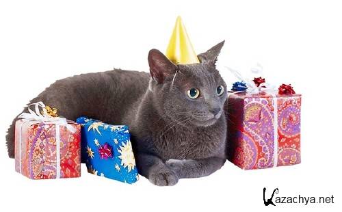 Коты, собаки, кролики и подарки (подборка клипарта) Коты, собаки, кролики и подарки (подборка клипарта)