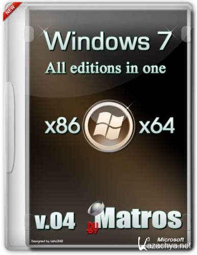 Windows 7 M All editions in one DVD and WPI by Matros v.04 (x86/x64/RUS/2014)