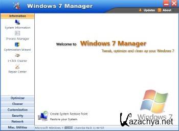 Windows 7 Manager 4.4.7.0 Final ENG Windows 7 Manager 4.4.7.0 Final ENG