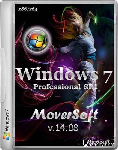 Windows 7 Professional SP1 x86/x64 MoverSoft v.14.08 (2014/RUS)  