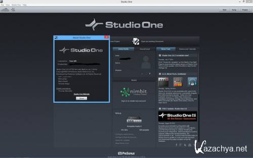  Presonus Studio One Pro 2.6.3.27792 (2014) Repack