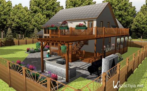  FloorPlan 3D Design Suite 11.2.60 + TurboFloorPlan 3D Home and Landscape Pro 17.06