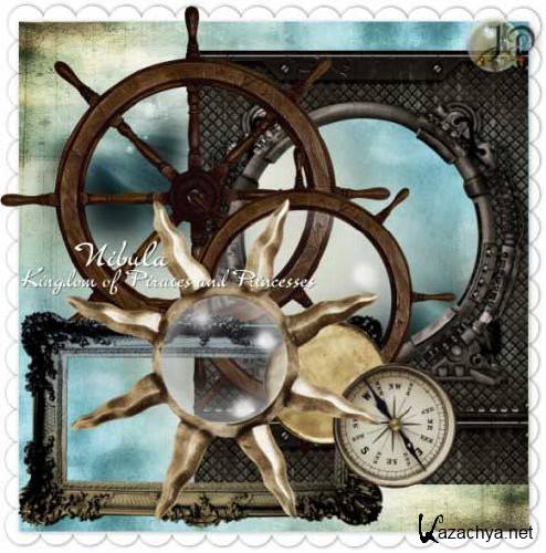 Приключенческий скрап-комплект - Королевство пиратов и принцесс Приключенческий скрап-комплект - Королевство пиратов и принцесс