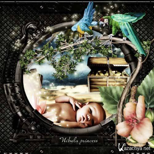 Приключенческий скрап-комплект - Королевство пиратов и принцесс Приключенческий скрап-комплект - Королевство пиратов и принцесс