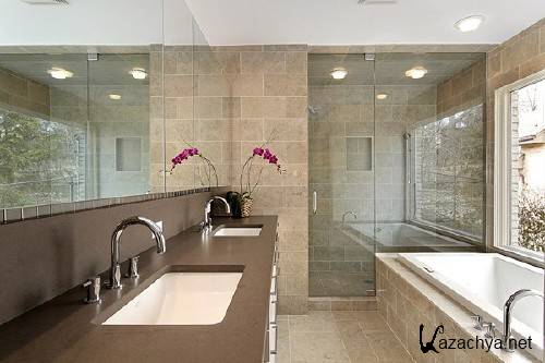 Подборка интерьеров: Ванная комната Подборка интерьеров: Ванная комната