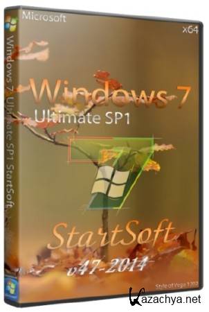 Windows 7 Ultimate SP1 x64 Plus PE StartSoft 47 (2014/RUS)