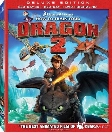 Как приручить дракона 2 / How to Train Your Dragon 2 (2014) BDRip - AVC / 3D