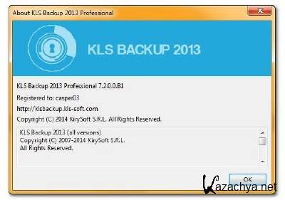 KLS Backup 2013 Professional 7.2.0.0 Beta 