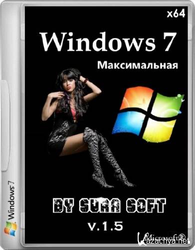 Windows 7  x64 by SURA SOFT v.1.5 (2014/RUS)