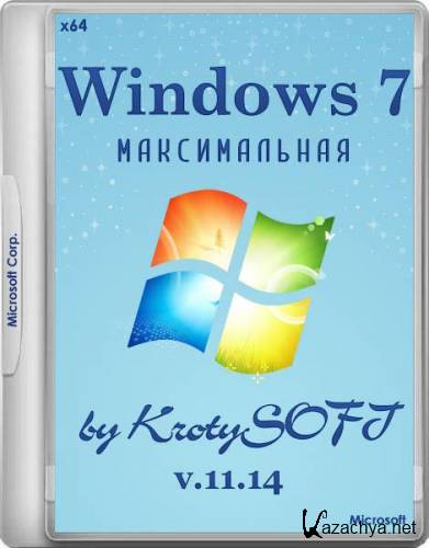 Windows 7 SP1  by KrotySOFT v.11.14 (x64/RUS/2014)