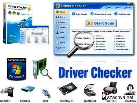 Driver Checker 2.7.5 + Portable (Rus) PC