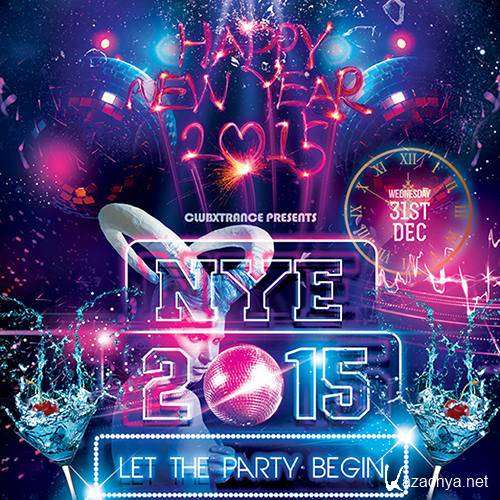 DJ Blackdog - New Years Party 2015 Continuous Mix (2014)