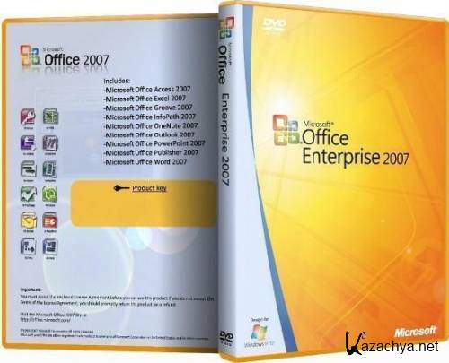 Microsoft Office 2007 Enterprise + Visio Premium + Project Pro + SharePoint Designer SP3 12.0.6683.5000 RePack by SPecialiST v15.1 (2015/RUS)