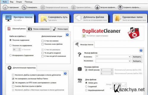 Duplicate Cleaner Pro 3.2.6 Final + RePack by R.G. Games [Multi/Ru]