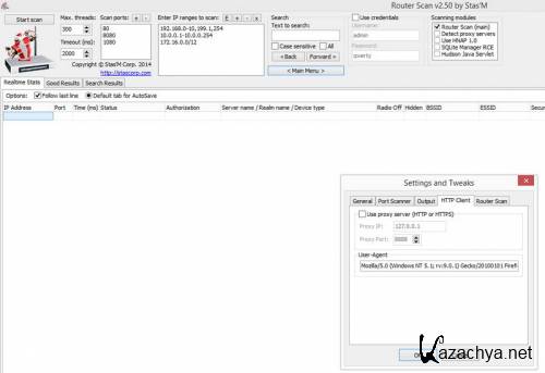 Router Scan 2.50 Portable by Padre Pedro [En]