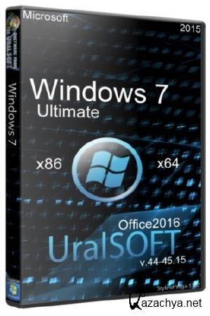 Windows 7 x64/x86 Ultimate Office2016 v.44-45.15 by UralSOFT (2015/RUS)