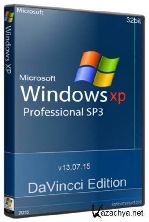 Windows XP Professional SP3 DaVincci Edition v13.07.15 (2015/RUS)