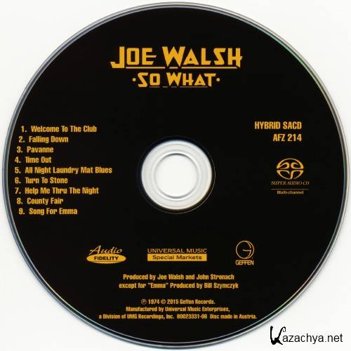 Joe Walsh - So What (2015)
