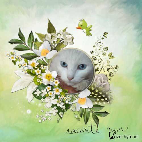 Цветочный скрап-комплект - Мои друзья Цветочный скрап-комплект - Мои друзья