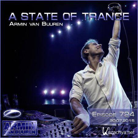 Armin Van Buuren - A State Of Trance 724 (30.07.2015) (Split + Mix) (2015)