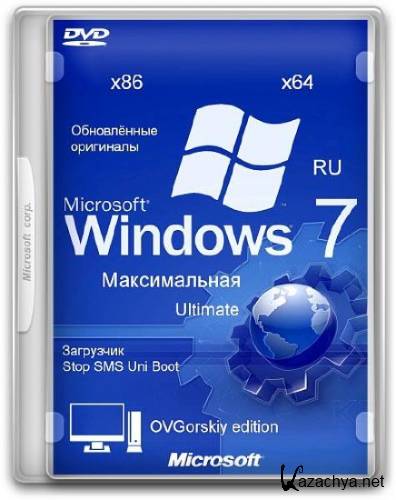 Windows 7  Orig w.BootMenu by OVGorskiy 08.2015 (x86/x64/RUS)