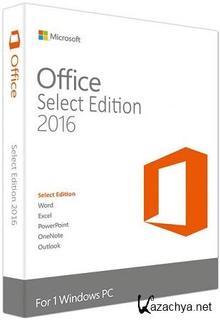 Microsoft Office 2016 Select Edition 16.0.4266.1001 RePack by KpoJIuK