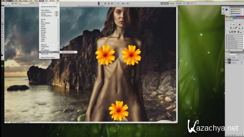  photoshop Collage Nude