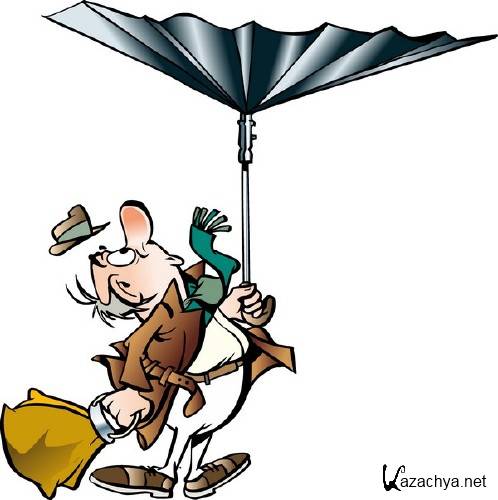 Дождь, люди под дождем (векторные отрисовки) Дождь, люди под дождем (векторные отрисовки)