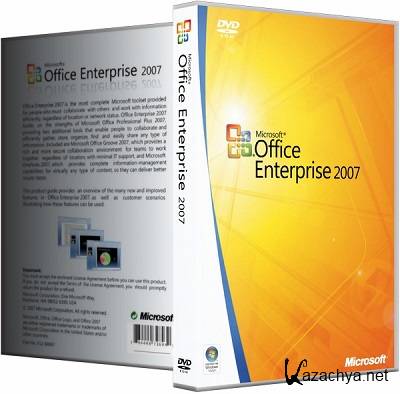 Microsoft Office 2007 Enterprise + Visio Pro + Project Pro SP3 12.0.6735.5000 RePack by KpoJIuK
