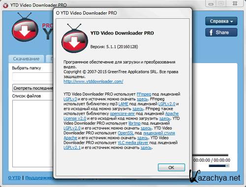 YTD Video Downloader PRO 5.1.1 Portable (RUS) 2016