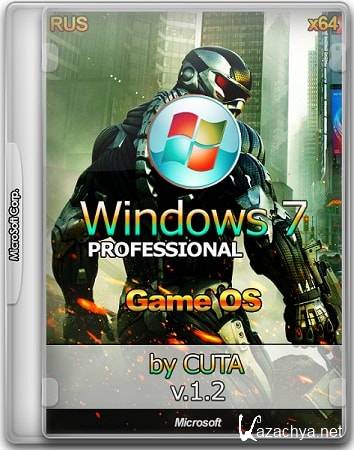 Windows 7 Professional Game OS by CUTA v.1.2 (x64/RUS/2016)