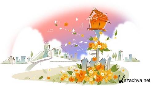 Времена года в векторе Времена года в векторе