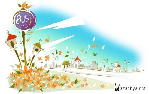 Времена года в векторе Времена года в векторе