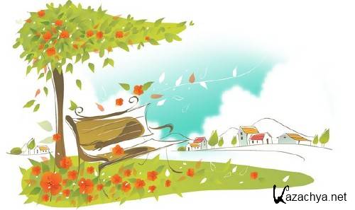 Времена года в векторе Времена года в векторе