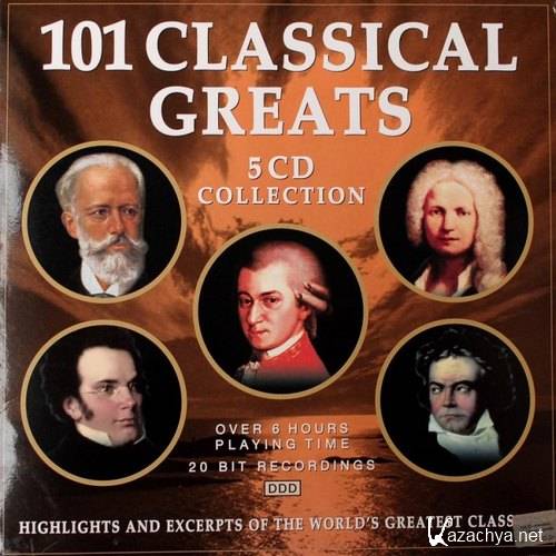 101 Classical Greats 5CD  (2001) 