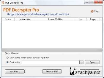 PDF Decrypter Pro 4.2.0 ENG