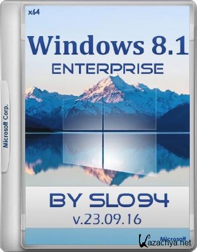 Windows 8.1 Enterprise by SLO94 v.23.09.16 (x64/RUS)