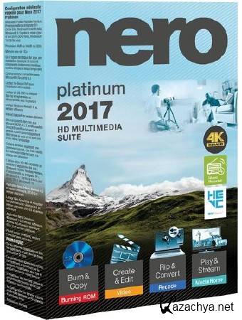 Nero 2017 Platinum 18.0.06100 Retail + ContentPack (2016/RUS/MULTi)
