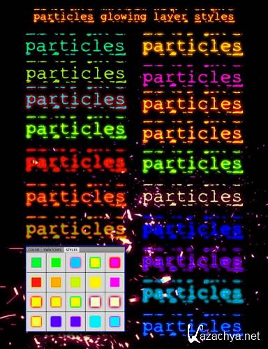  Particles - photoshop brushes and styles