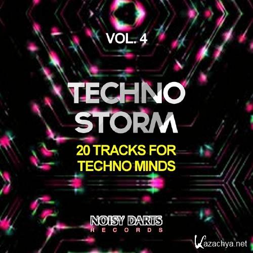 Techno Storm, Vol. 4 (20 Tracks for Techno Minds) (2016)