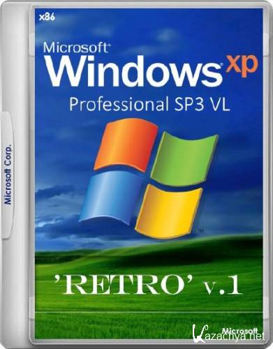 Windows XP Professional SP3 x86 VL Retro v.1 by yahoo002 (RUS/2016)