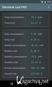 Electrical Cost  3.0.4 Pro 