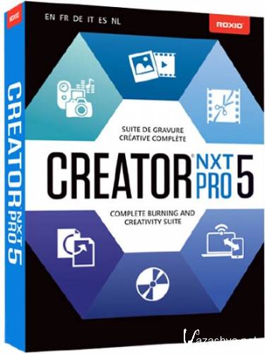 Roxio Creator NXT Pro 5 18.0.46.2 SP1 + Rus + Content