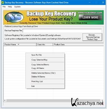 Nsasoft Backup Key Recovery 2.2.4.0 ENG