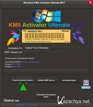 Windows KMS Activator Ultimate 2017 3.6 ENG