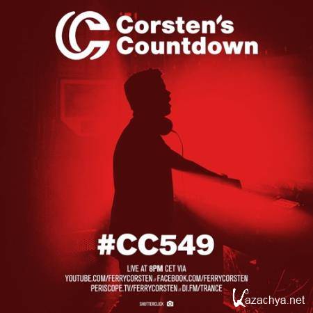 Ferry Corsten - Corsten's Countdown 549 (2018-01-03)