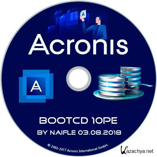 Acronis BootCD 10PE by naifle 03.08.2018 (x86/x64/RUS)